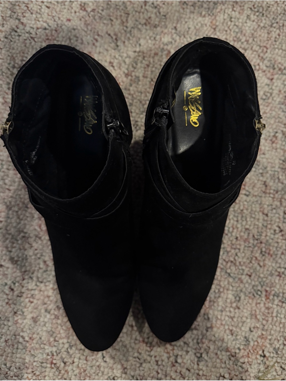 Mossimo Supply Co. Black Pointed Toe Ankle Booties